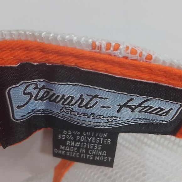 NWT Tony Stewart #14 NASCAR Mesh Snap-back Hat Bass Pro Shops Embroidered - Picture 6 of 6